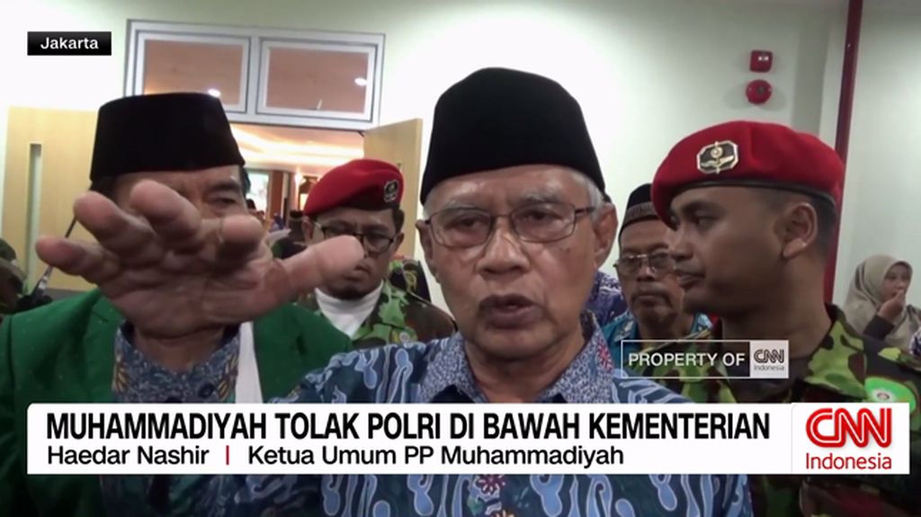 VIDEO: Muhammadiyah Tolak Polri di Bawah Kementerian