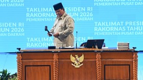 FOTO: Arahan Prabowo di Rakornas Pemerintah Pusat dan Pemda