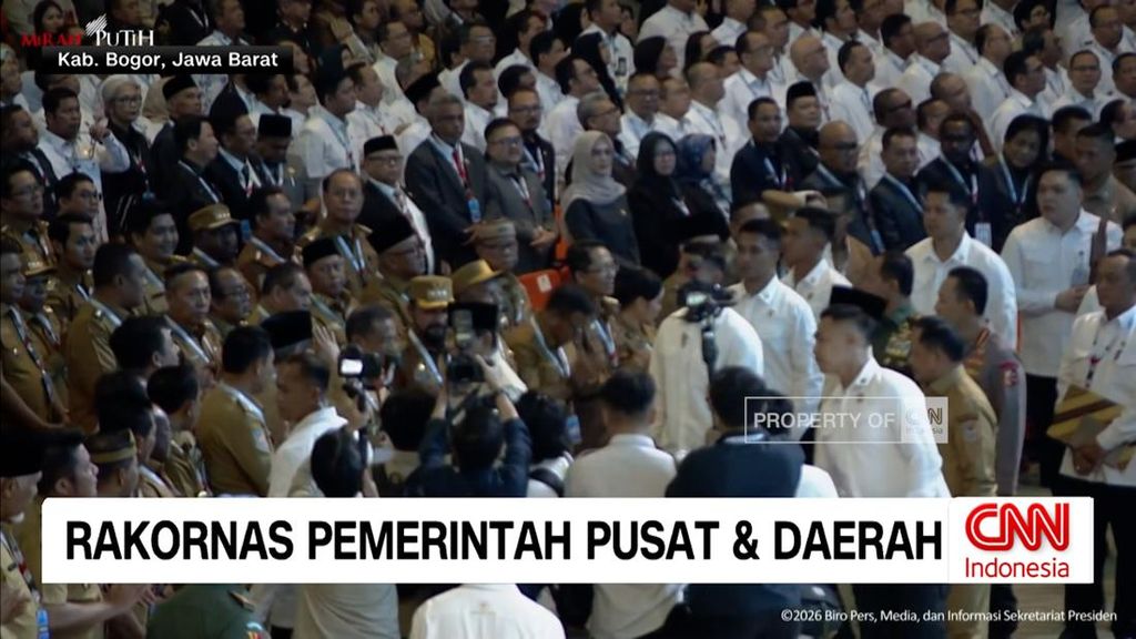 VIDEO: Rakornas Pemerintah Pusat dan Daerah 2026 Digelar di Sentul