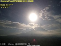 Gunung Semeru Kembali Erupsi Pagi Ini, Tinggi Letusan Setinggi 700 Meter