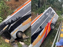 Bus asal Sumatera Barat Terperosok Jurang di Tebo, Sopir Diduga Ngantuk