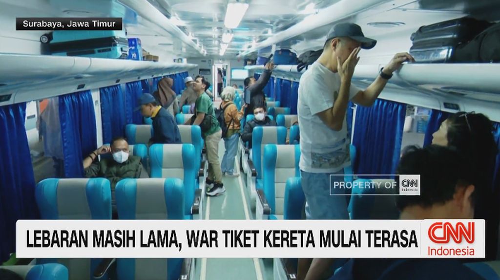 VIDEO: Lebaran Masih Lama, War Tiket Kereta Mulai Terasa