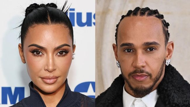 Pembalap F1 sekaligus produser film Lewis Hamilton ketangkap kencan dengan Kim Kardashian di Inggris akhir pekan lalu.