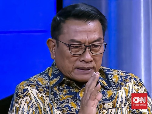 Ketua Umum Perkumpulan Industri Kendaraan Listrik Indonesia (Periklindo), Moeldoko di acara CNN Indonesia EVolution Forum, Jakarta, 3 Februari 2026