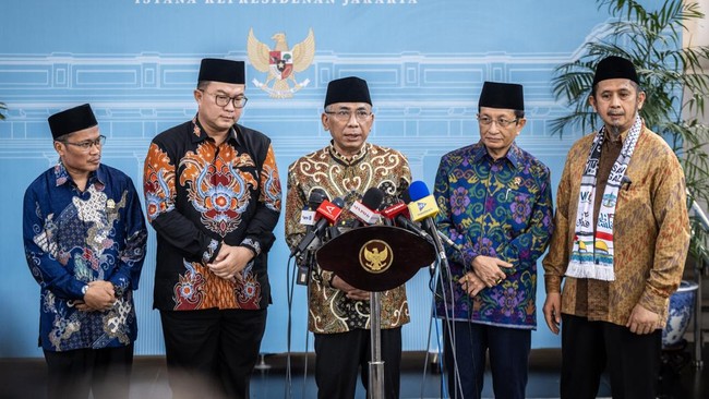 Sejumlah ormas Islam memberi pernyataan terkait keputusan Indonesia bergabung Dewan Perdamaian atau Board of Peace bentukan Presiden AS Donald Trump.
