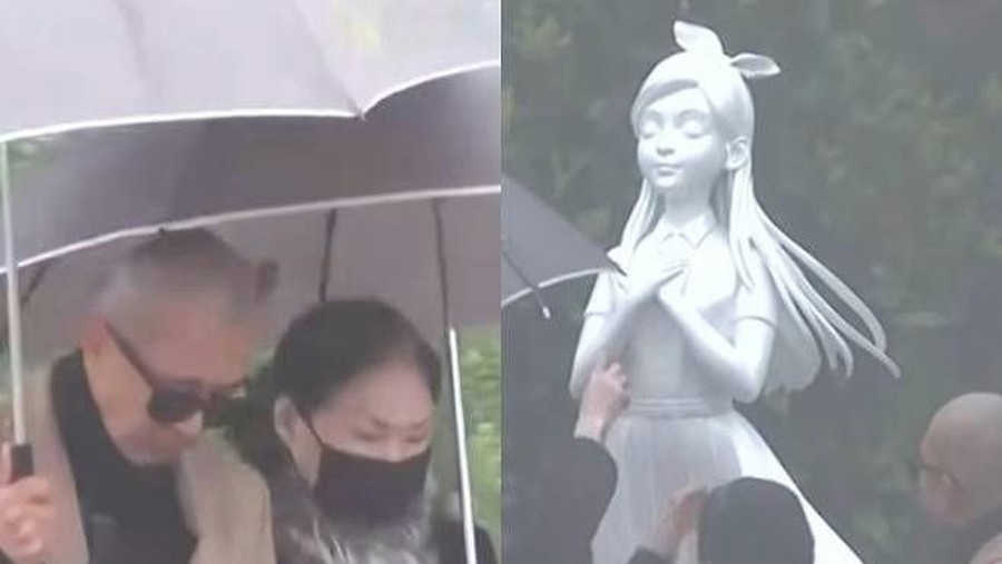 Koo Jun Yeop telah meresmikan sebuah patung untuk mengenang satu tahun kepergian istrinya&comma; Barbie Hsu&period;