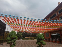 Vihara Maha Maitreya Medan Siapkan 1.000 Lampion Sambut Imlek 2026