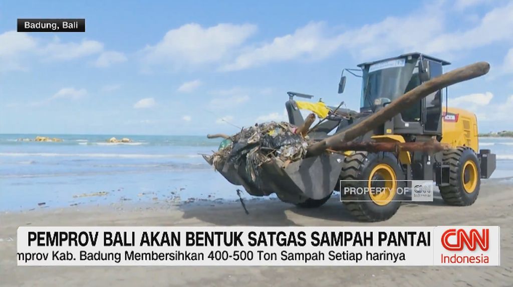 VIDEO: Pemprov Bali Akan Bentuk Satgas Sampah Pantai