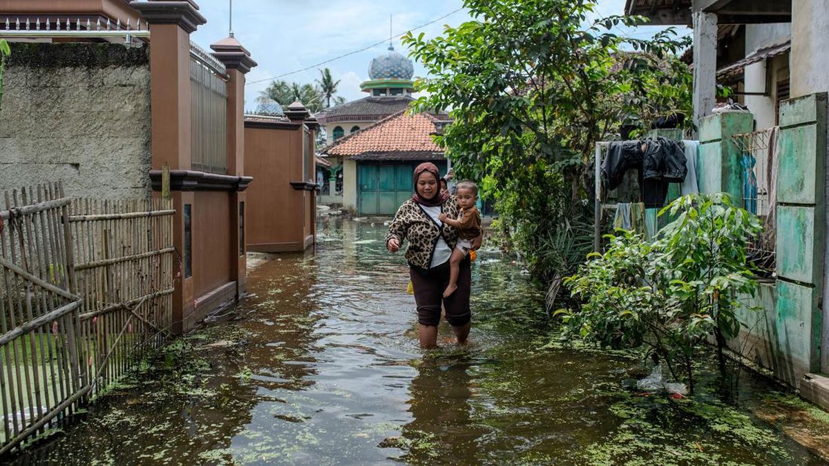 Kota Serang Dikepung Banjir: 573 Rumah Terendam, 2 Bangunan Roboh