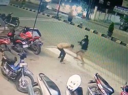 Tukang Parkir di Jambi Dibacok Remaja Bersajam, Kepala Luka-Jari Nyaris Putus