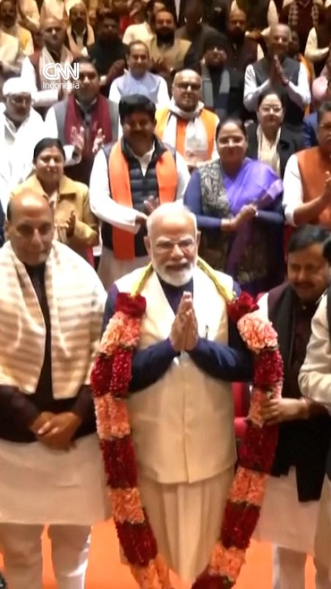 Perayaan PM Modi usai Trump Pangkas Tarif Impor India Jadi 18 Persen