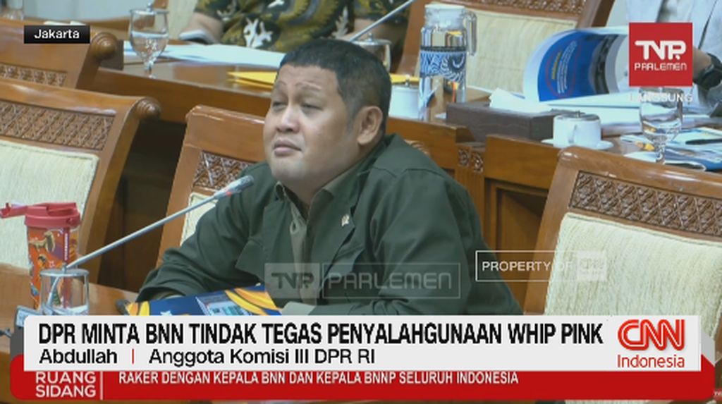 VIDEO: DPR Minta BNN Tindak Tegas Penyalahgunaan Whip Pink