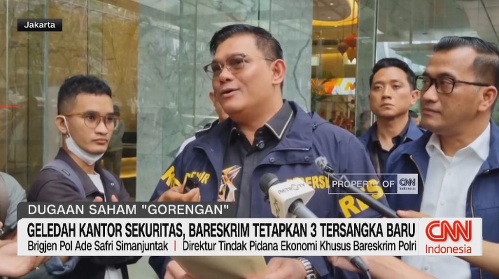 VIDEO: Geledah Kantor Sekuritas, Bareskrim Tetapkan 3 Tersangka Baru
