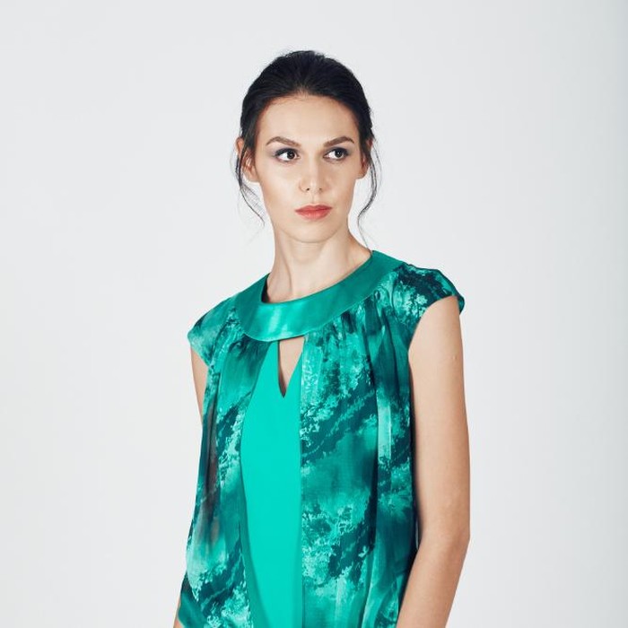 Outfit warna turqoise