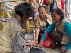 Pria ODGJ Telanjang Depan Sekolah di Parepare Diamankan