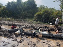 Dua Pekan Air Tirta Betuah Mati, Warga Kenten Laut Terpaksa Beli Air Galon
