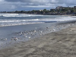 Video: Momen Sejumlah Napi Ikut Bersih-bersih Sampah di Pantai Kuta