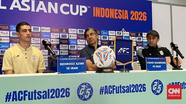 Pelatih Iran, Vahid Shamsaee, mengaku tak memprediksi Indonesia bisa lolos ke babak semifinal AFC Futsal 2026.
