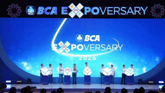 BCA Expoversary 2026 hadir jelang HUT ke-69 BCA dengan promo menarik untuk KPR, KKB, dan KSM, hingga 31 Maret, dukung pertumbuhan ekonomi nasional.