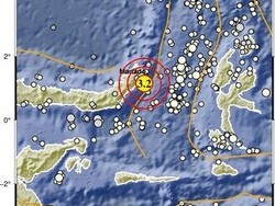 Gempa M 3,2 Guncang Bitung Sulut, Berpusat di Laut