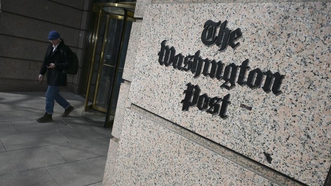 The Washington Post PHK sepertiga karyawan, ratusan orang dipastikan kena dampak.