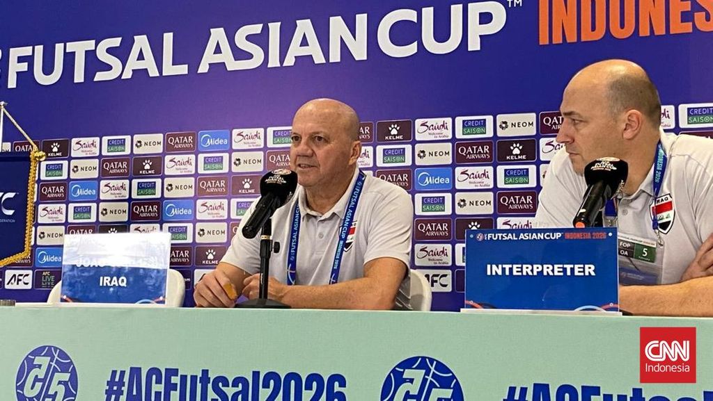 Pelatih Irak Rasakan Cinta Suporter Futsal Indonesia