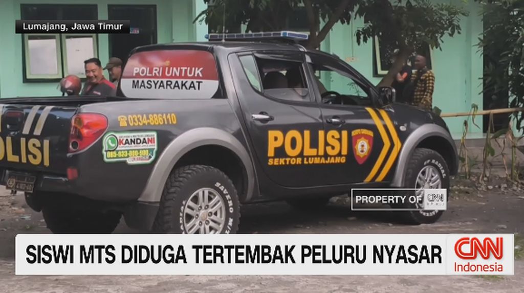 VIDEO: Siswi MTs Di Lumajang Tertembak Peluru Nyasar Saat Istirahat