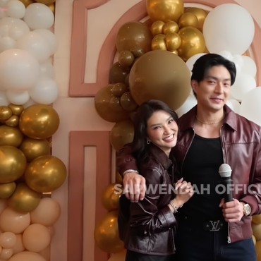 Penuh Senyum, Sarwendah dan Giorgio Antonio Go Public Umumkan Pacaran