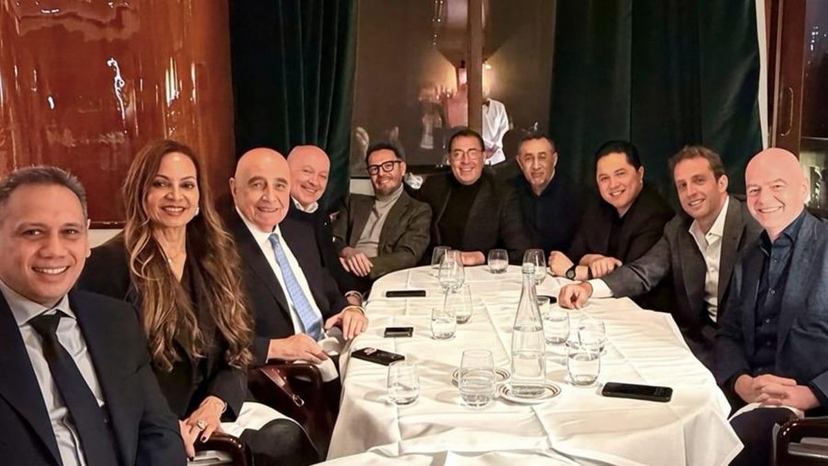 Erick Thohir Kumpul Bareng Tokoh Sepak Bola Dunia di Milan