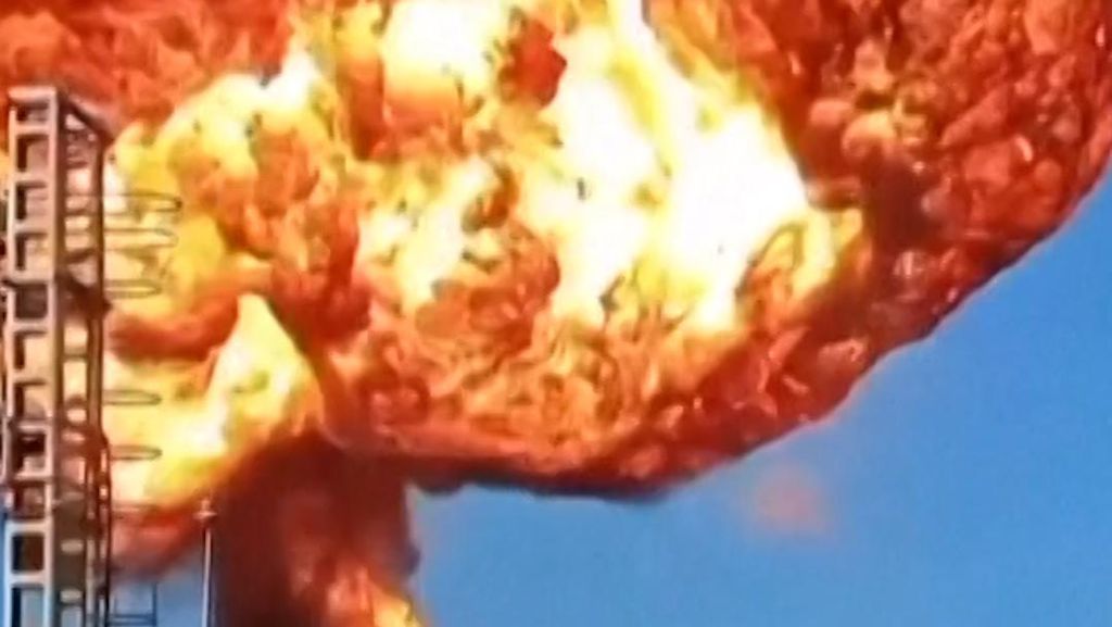 Detik-detik Ledakan Dahsyat di Stasiun Kereta Api Rusia