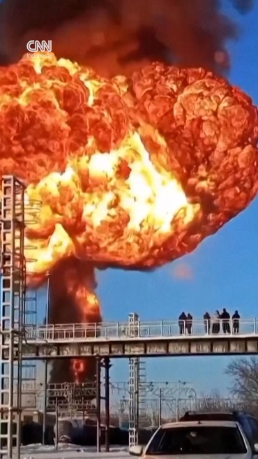 Detik-detik Ledakan Dahsyat di Stasiun Kereta Api Rusia