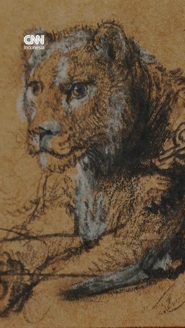 Lukisan Singa Karya Rembrandt Laku Rp300 Miliar dalam Lelang