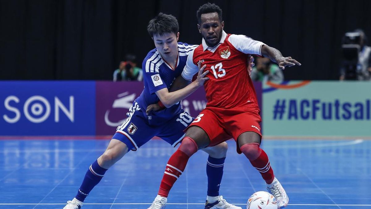 Hasil AFC Futsal: Berbalas Gol, Indonesia vs Jepang ke Babak Tambahan