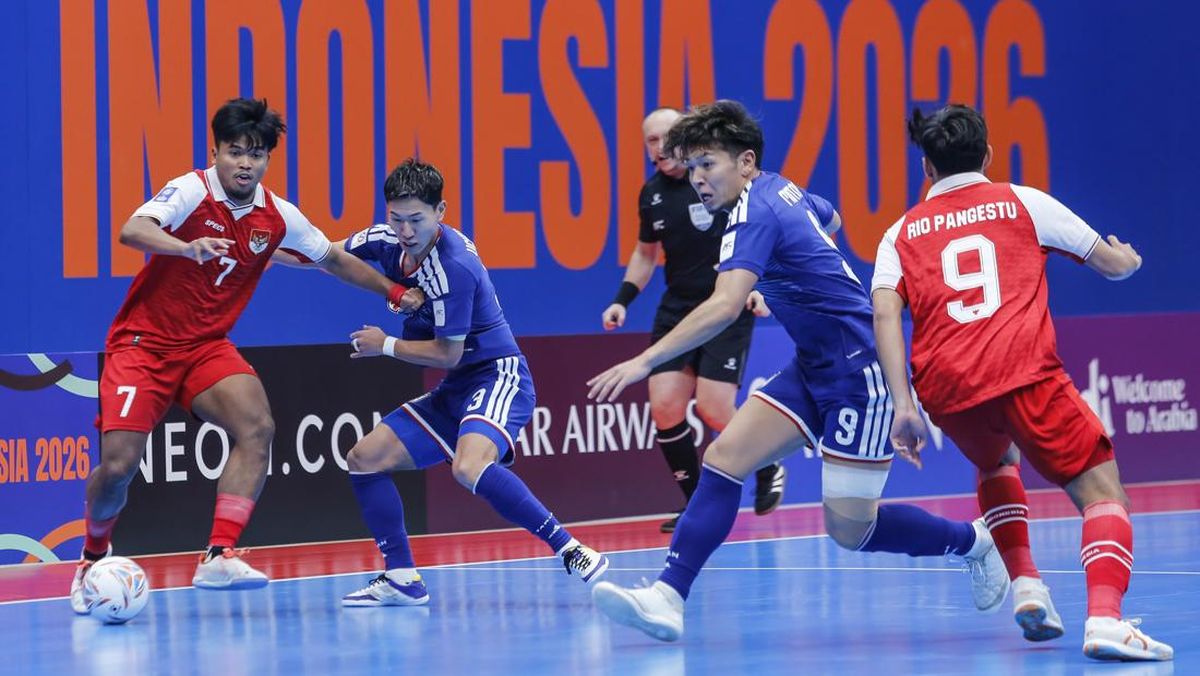 Pemain Jepang Kompak Menangis Dihajar Indonesia di AFC Futsal 2026