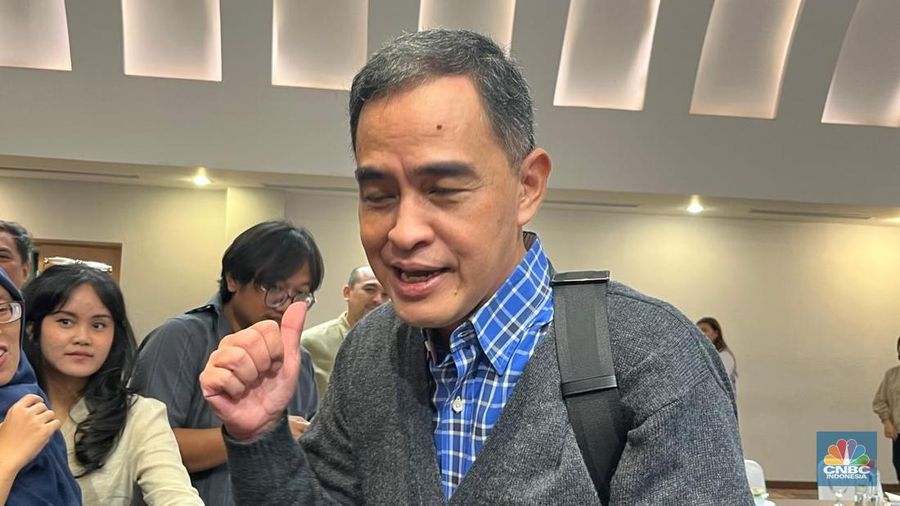 Direktur Departemen Kebijakan Ekonomi dan Moneter, Juli Budi Winantya. (CNBC Indonesia/Hadijah Alaydrus)