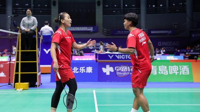 Tim Putri Indonesia berhasil lolos ke semifinal Badminton Asia Team Championship (BATC) 2026 usai menang dramatis 3-2 atas Thailand di Qingdao, Jumat (6/2).