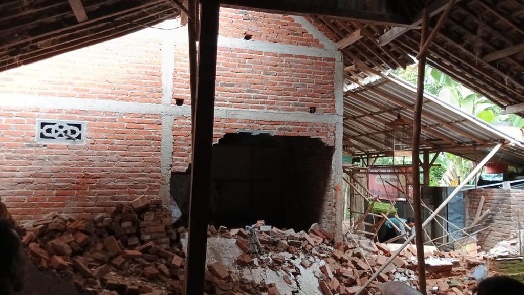 BPBD Pacitan: Total 43 Bangunan Rusak Imbas Gempa Magnitudo 6,4