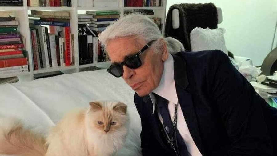 Karl Lagerfeld dan kucing Choupette