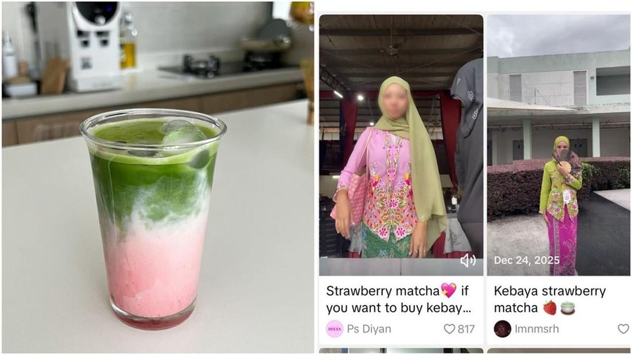 Kebaya Matcha Strawberry yang Diburu Orang Malaysia untuk Lebaran