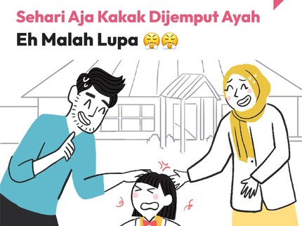 Sehari Aja Kakak Dijemput Ayah, Eh Malah Lupa