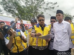 Lubang Raksasa Aceh Tengah 3 Kali Longsor saat Menteri PU Tinjau Lokasi