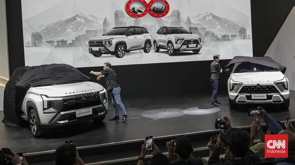 FOTO: Xforce dan Destinator Edisi 55 Tahun Mitsubishi Ada di IIMS 2026