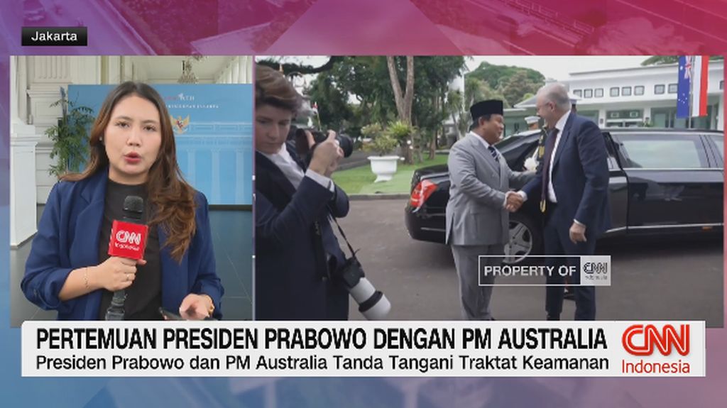 VIDEO: Pertemuan Presiden Prabowo dengan PM Australia