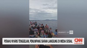 VIDEO: Perahu Nyaris Tenggelam, Penumpang Panik Terekam Kamera