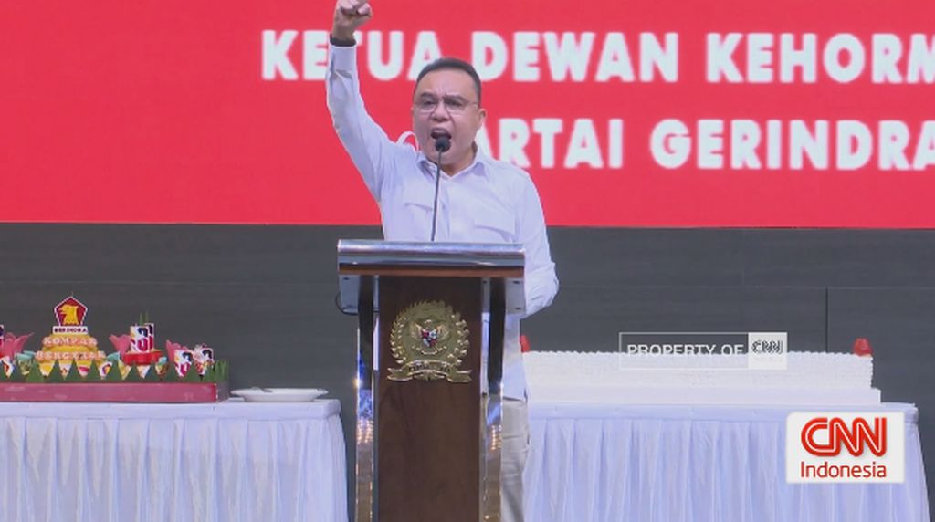 VIDEO: Perayaan HUT Gerindra Ke-18 di DPR