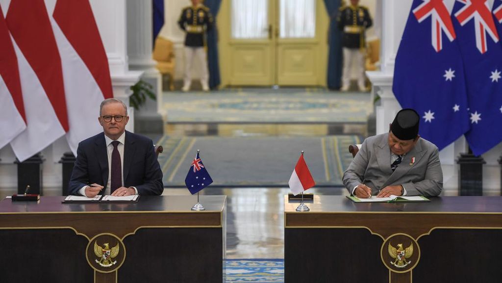 Prabowo dan Albanese Teken Traktat Keamanan Bersama RI-Australia
