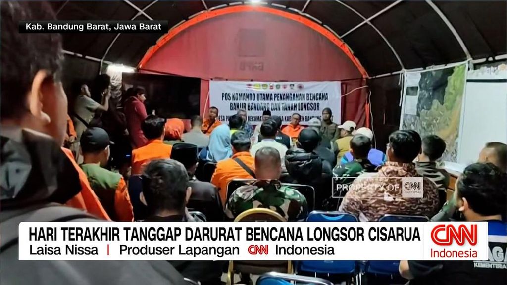 VIDEO: Hari Terakhir Tanggap Darurat Longsor Cisarua Bandung Barat