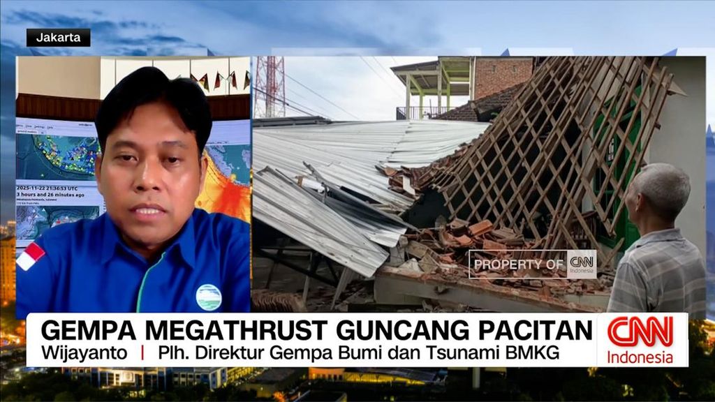 VIDEO: Gempa Megathrust Guncang Pacitan, Satu Orang Tewas