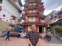 Jelang Imlek 2026, Ribuan Pelita Akan Terangi Vihara Dharmakirti Palembang