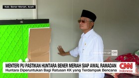 VIDEO: Menteri PU Pastikan Huntara Bener Meriah Siap Awal Ramadan